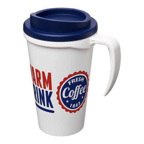Americano® Grande 350 ml insulated mug White-Blue | No Branding | not available | not available