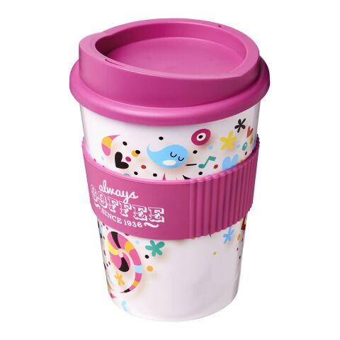 Brite-Americano® Medio 300 ml tumbler with grip Standard | Magenta | No Branding | not available | not available