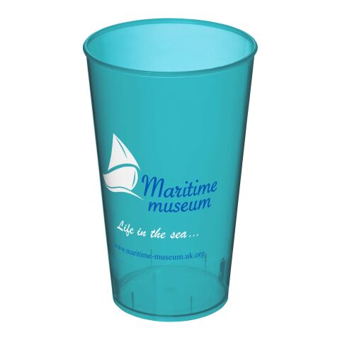 Arena 375 ml plastic tumbler Transparent aqua blue | No Branding | not available | not available