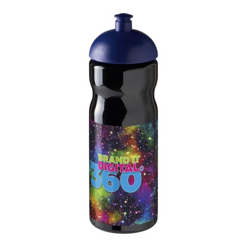 H2O Active® Base 650 ml dome lid sport bottle Solid black-Blue | No Branding | not available | not available