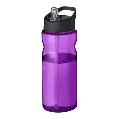 H2O Active® Base 650 ml spout lid sport bottle Standard | Purple-Solid black | No Branding | not available | not available
