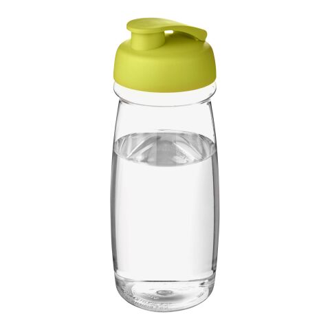 H2O Active® Pulse 600 ml flip lid sport bottle White-Lime | No Branding | not available | not available