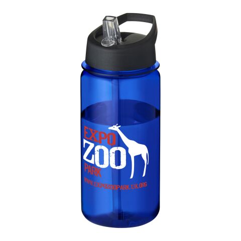 H2O Active® Octave Tritan™ 600 ml spout lid sport bottle Blue-Solid black | No Branding | not available | not available
