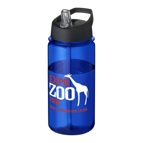 H2O Active® Octave Tritan™ 600 ml spout lid sport bottle Blue-Solid black | No Branding | not available | not available