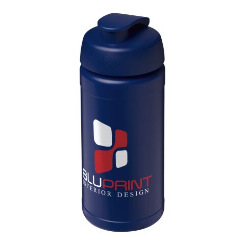 Baseline Plus 500 ml flip lid sport bottle Blue | No Branding | not available | not available