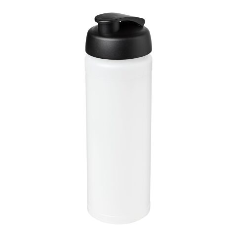 Baseline® Plus grip 750 ml flip lid sport bottle Standard | White-Solid black | No Branding | not available | not available | upgrade_2