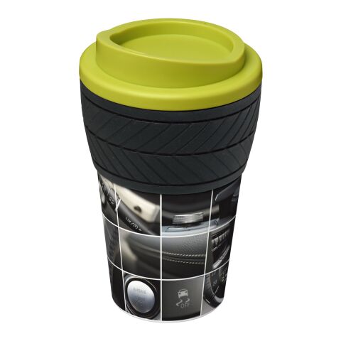 Brite-Americano® tyre 350 ml insulated tumbler Lime | No Branding | not available | not available