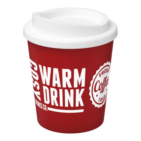 Americano® Espresso 250 ml insulated tumbler Red-White | No Branding | not available | not available