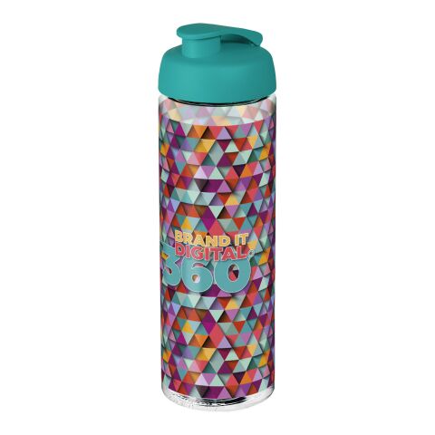H2O Active® Vibe 850 ml flip lid sport bottle Transparent-Aqua blue | No Branding | not available | not available