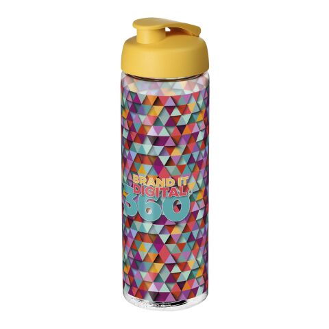 H2O Active® Vibe 850 ml flip lid sport bottle Transparent-Yellow | No Branding | not available | not available