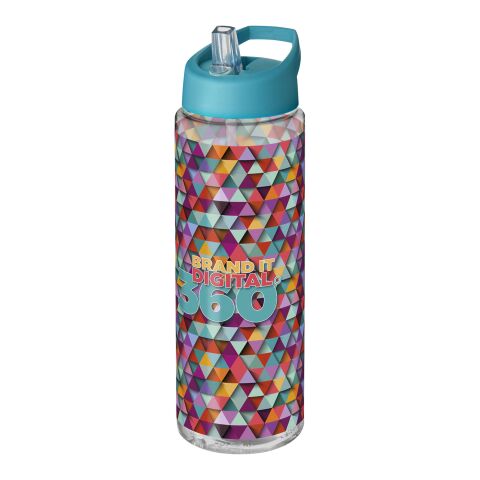 PF Concept Deutschland GmbH Promotional H2O Active® Vibe 850 ml spout lid sport bottle – Transparent clear-Aqua blue – not available – custom branded merch with logo for bulk