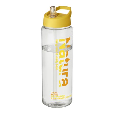 PF Concept Deutschland GmbH Promotional H2O Active® Vibe 850 ml spout lid sport bottle – White-Yellow – not available – custom branded merch with logo for bulk corporate gifts
