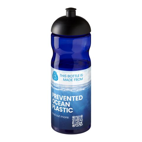 H2O Active® Eco Base 650 ml dome lid sport bottle Blue-Solid black | not available | No Branding | not available | not available