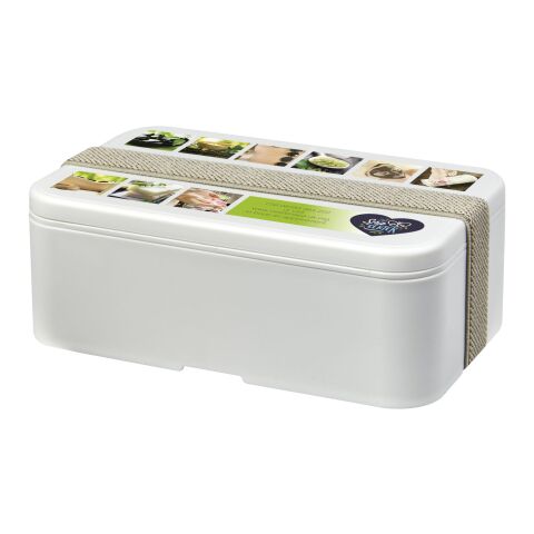 MIYO Renew single layer lunch box Ivory white-Pebble grey | No Branding | not available | not available