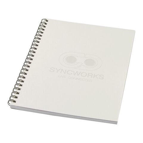 Desk-Mate® A5 colour spiral notebook Off white | No Branding | not available | not available