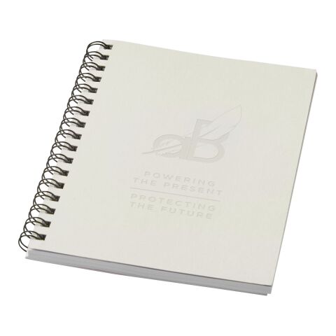 Desk-Mate® A6 recycled colour spiral notebook Off white | No Branding | not available | not available