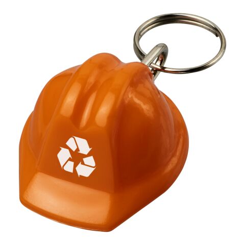 Kolt hard hat-shaped recycled keychain Orange | not available | No Branding | not available | not available