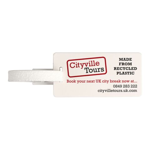 River recycled window luggage tag White | No Branding | not available | not available