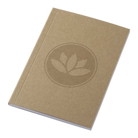 Novella Austen A6 recycled soft cover kraft notebook - 50 sheets Natural | No Branding | not available | not available