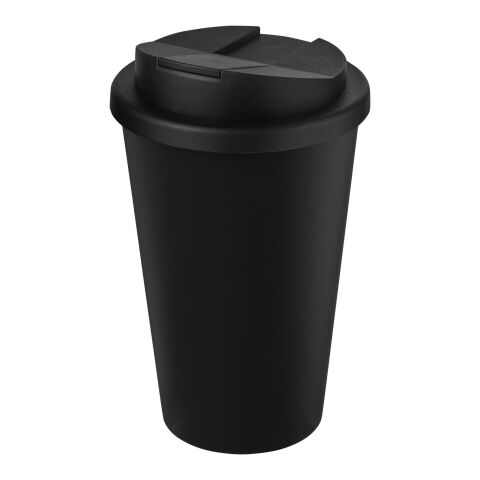Americano® Recycled 350 ml spill-proof tumbler Standard | Black | No Branding | not available | not available