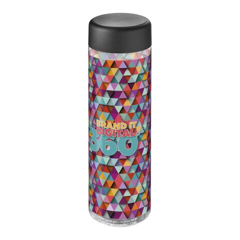 H2O Active® Vibe 850 ml screw cap water bottle White-Solid black | Not applicable | No Branding | not available | not available