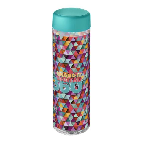 H2O Active® Vibe 850 ml screw cap water bottle Transparent clear-Aqua blue | No Branding | not available | not available