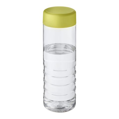 H2O Active® Treble 750 ml screw cap water bottle Standard | White-Lime | No Branding | not available | not available