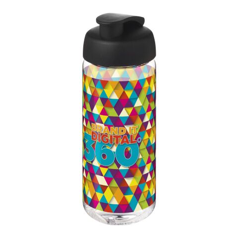 H2O Active® Octave Tritan™ 600 ml flip lid sport bottle White-Solid black | No Branding | not available | not available