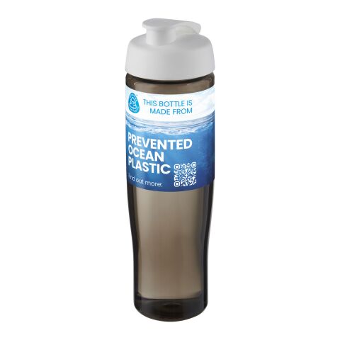 H2O Active® Eco Tempo 700 ml flip lid sport bottle White-Charcoal | No Branding | not available | not available