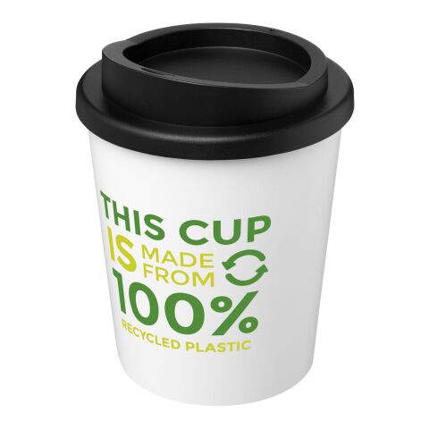 Americano® Espresso 250 ml recycled insulated tumbler White-Solid black | No Branding | not available | not available