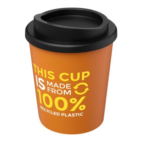 Americano® Espresso 250 ml recycled insulated tumbler Orange-Solid black | No Branding | not available | not available