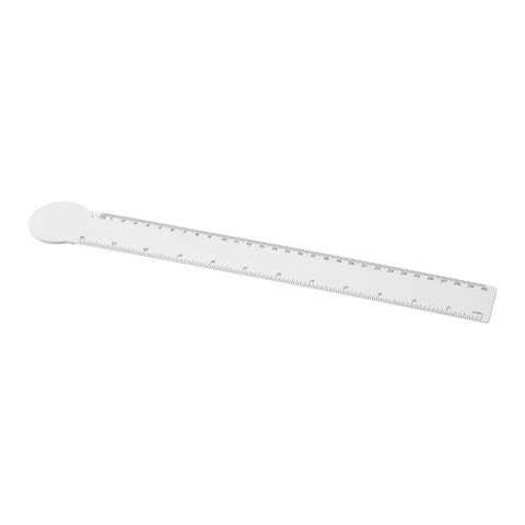 Tait 30cm circle-shaped recycled plastic ruler White | No Branding | not available | not available