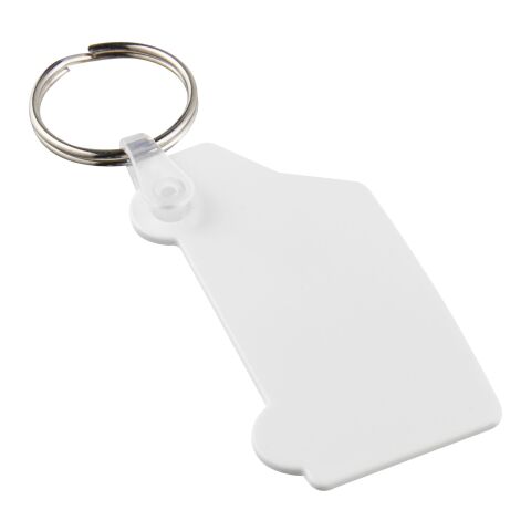 Tait van-shaped recycled keychain White | No Branding | not available | not available