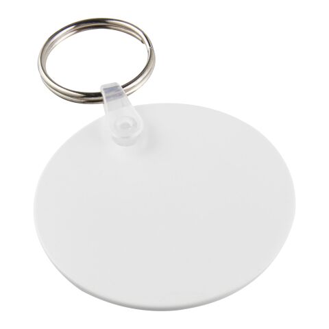 Tait circle-shaped recycled keychain 