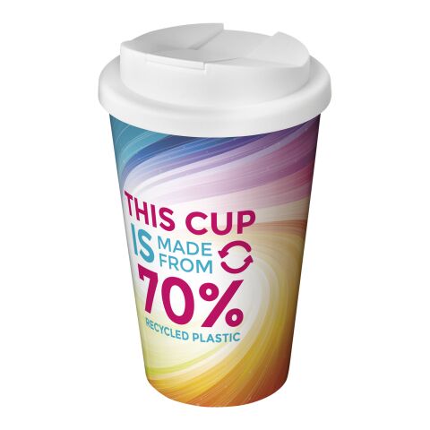 Brite-Americano® Eco 350 ml spill-proof insulated tumbler White | No Branding | not available | not available
