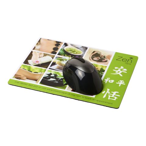 Q-Mat® rectangular mouse mat Black | No Branding | not available | not available