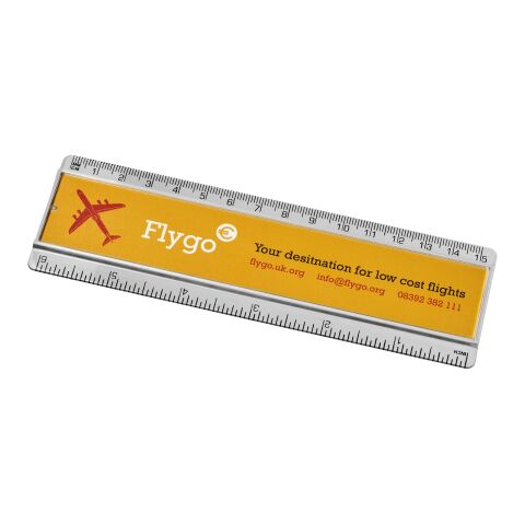 Ellison 15 cm plastic insert ruler White | No Branding | not available | not available