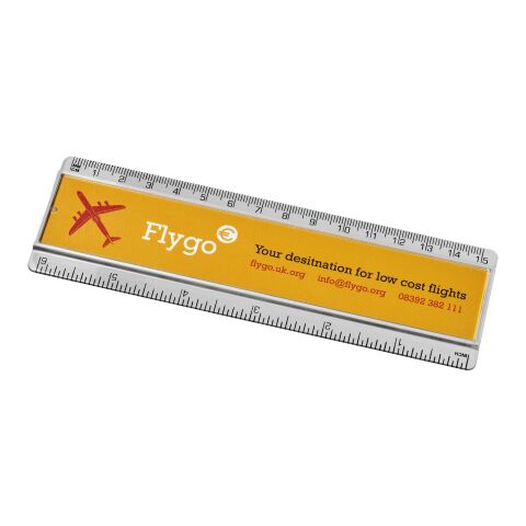 Ellison 15 cm plastic insert ruler White | No Branding | not available | not available