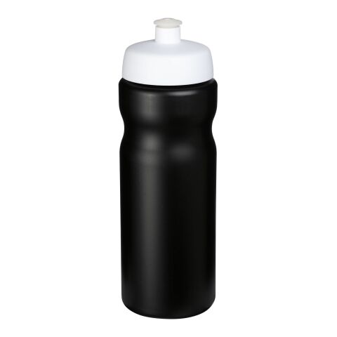Baseline plus 650ml sports water bottle Solid black-White | No Branding | not available | not available
