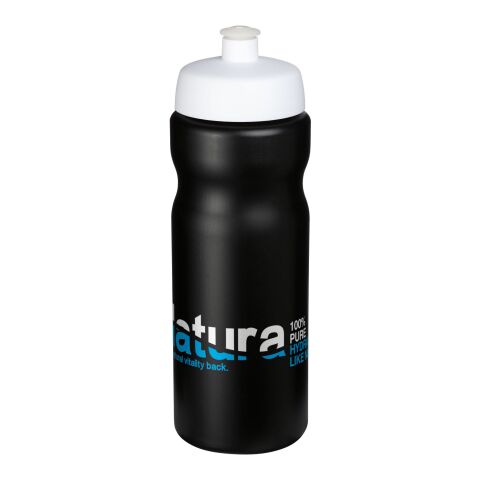 Baseline plus 650ml sports water bottle Solid black-White | No Branding | not available | not available