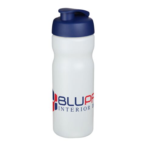 Baseline Plus 650ml flip-lid sport bottle Transparent-Blue | No Branding | not available | not available