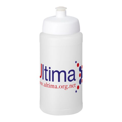 Baseline Plus 500 ml bottle with sports lid White-White | No Branding | not available | not available