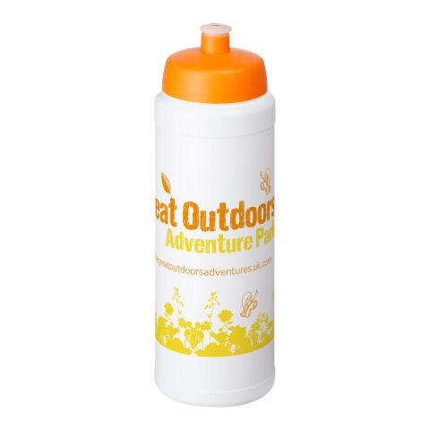 Baseline Plus 750 ml bottle with sports lid Transparent-Orange | No Branding | not available | not available