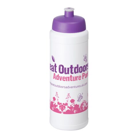 Baseline Plus 750 ml bottle with sports lid White-Purple | No Branding | not available | not available
