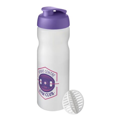 Baseline Plus 650 ml shaker bottle Purple-Frosted clear | No Branding | not available | not available
