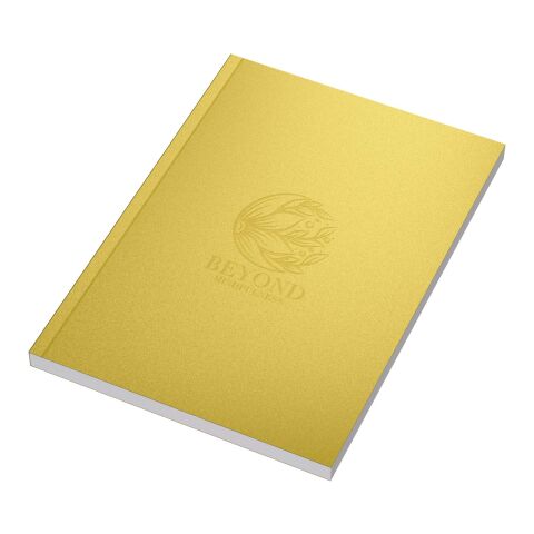 Novella Austen A5 metallic soft cover notebook - 100 sheets Gold | No Branding | not available | not available