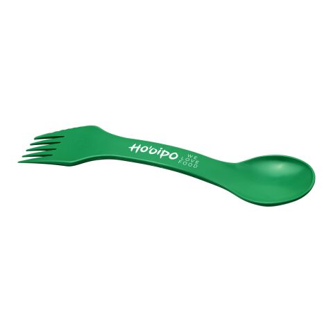 Epsy 3-in-1 spoon, fork, and knife Green | No Branding | not available | not available