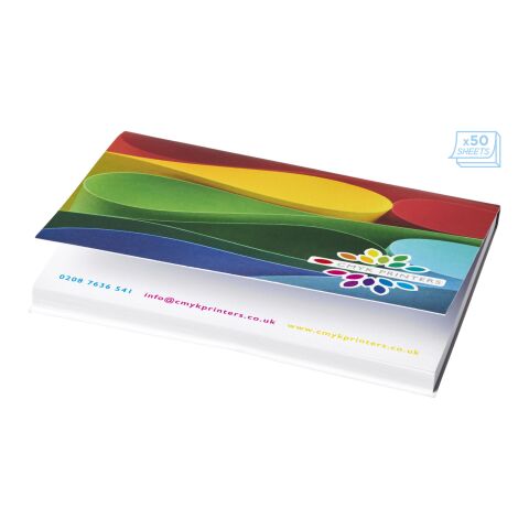 Sticky-Mate® A7 soft cover sticky notes 100x75 White | 25 pages | No Branding | not available | not available