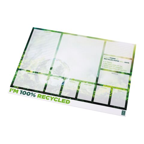 Desk-Mate A2 recycled notepad White | 25 pages | No Branding | not available | not available