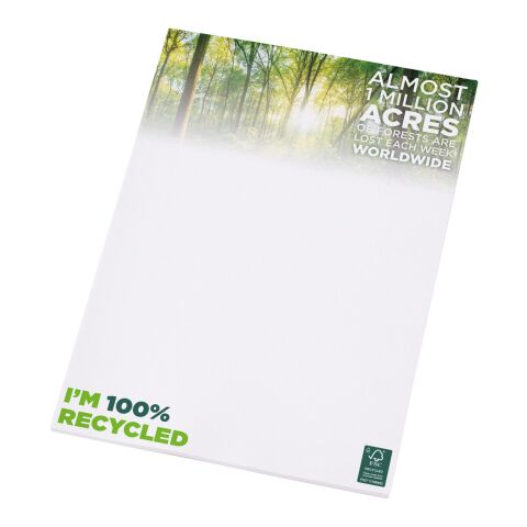 Desk-Mate A4 recycled notepad White | 25 pages | No Branding | not available | not available